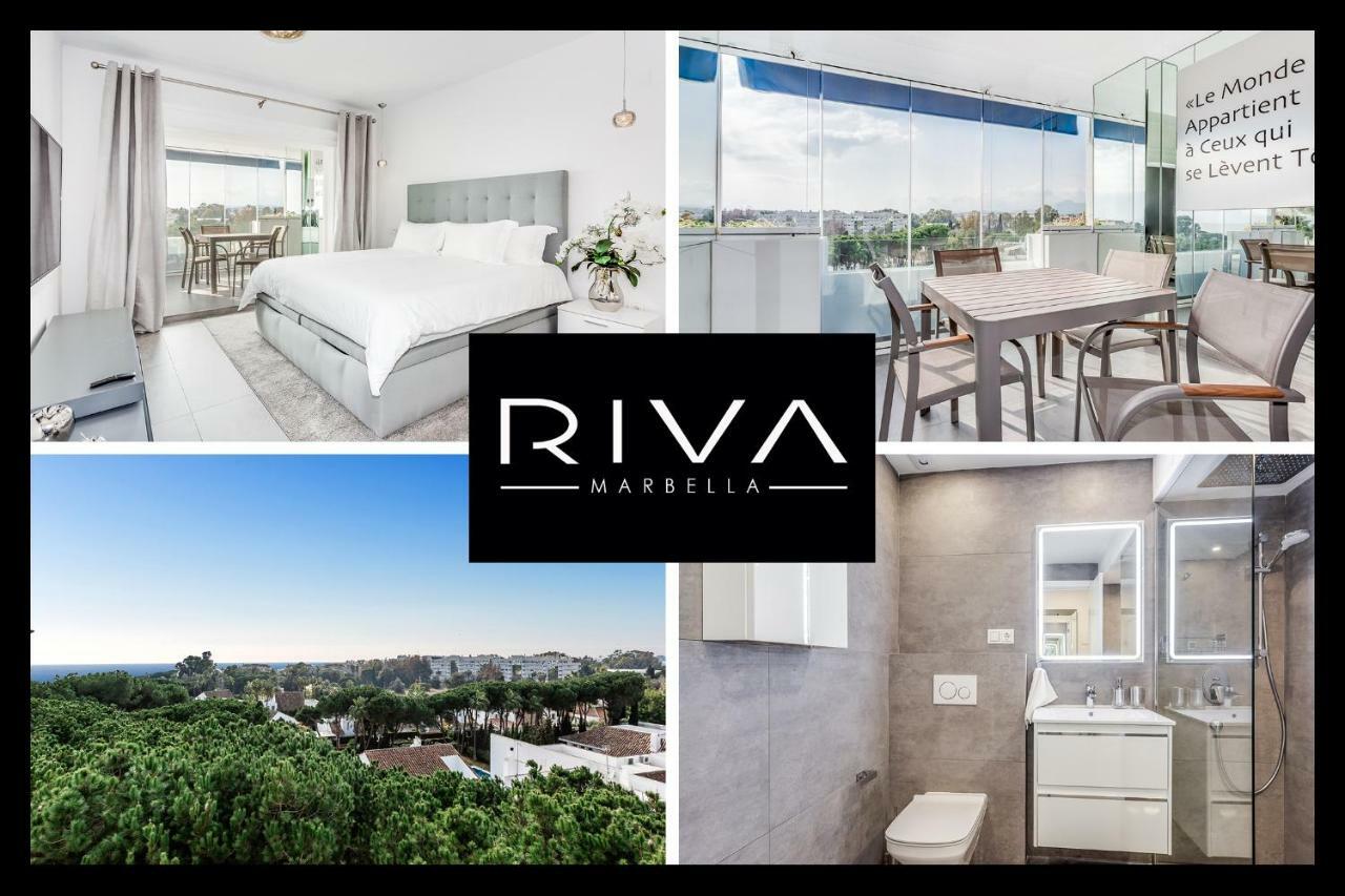 By Riva - Amazing View, Studio In Medina Garden Of Puerto Banus Apartment Marbella Luaran gambar